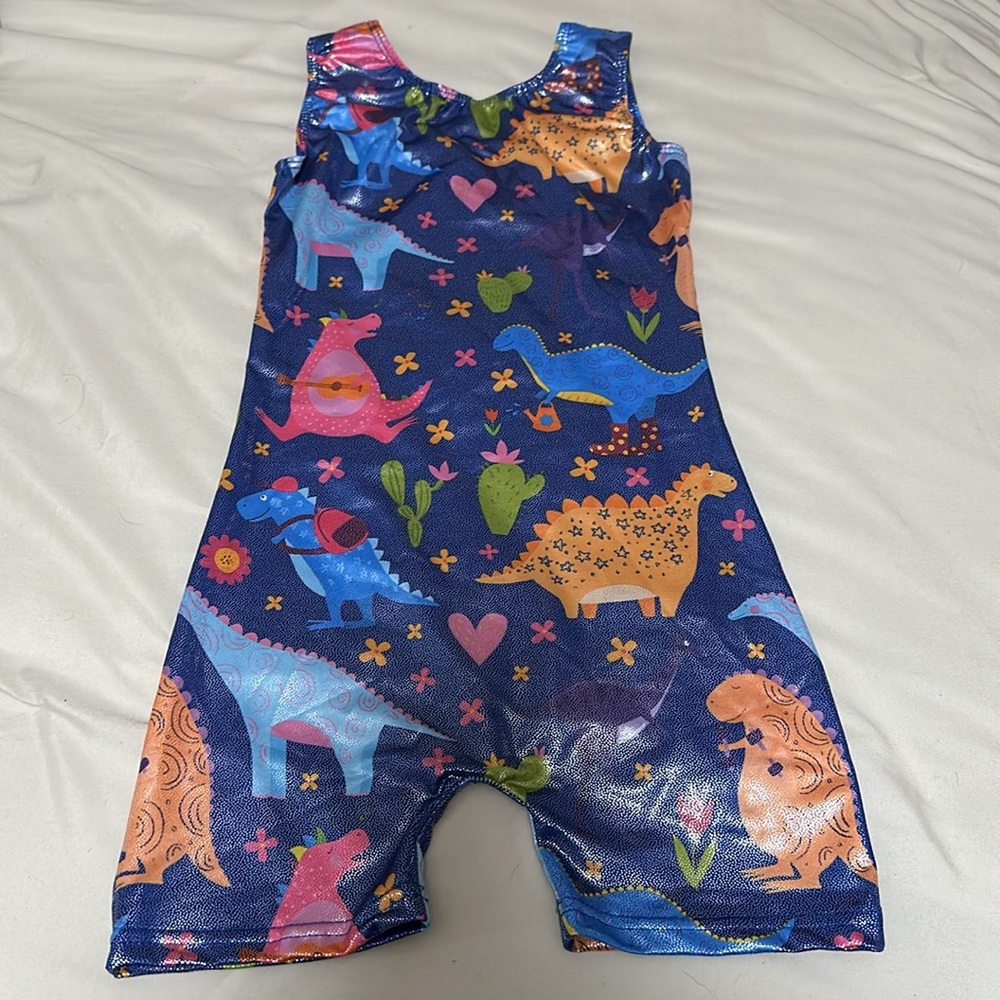 Brand New Girls Dinosaur Leotard in size 12 - Picture 3 of 3